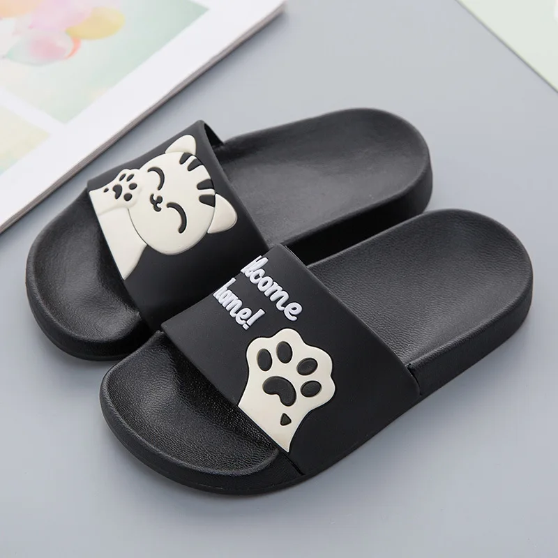 

Kawai New Women Slippers Fashion Summer Ladies slides Flip Flops unisex beach Shoes Zapatillas men slippers Zapatillas de hombre