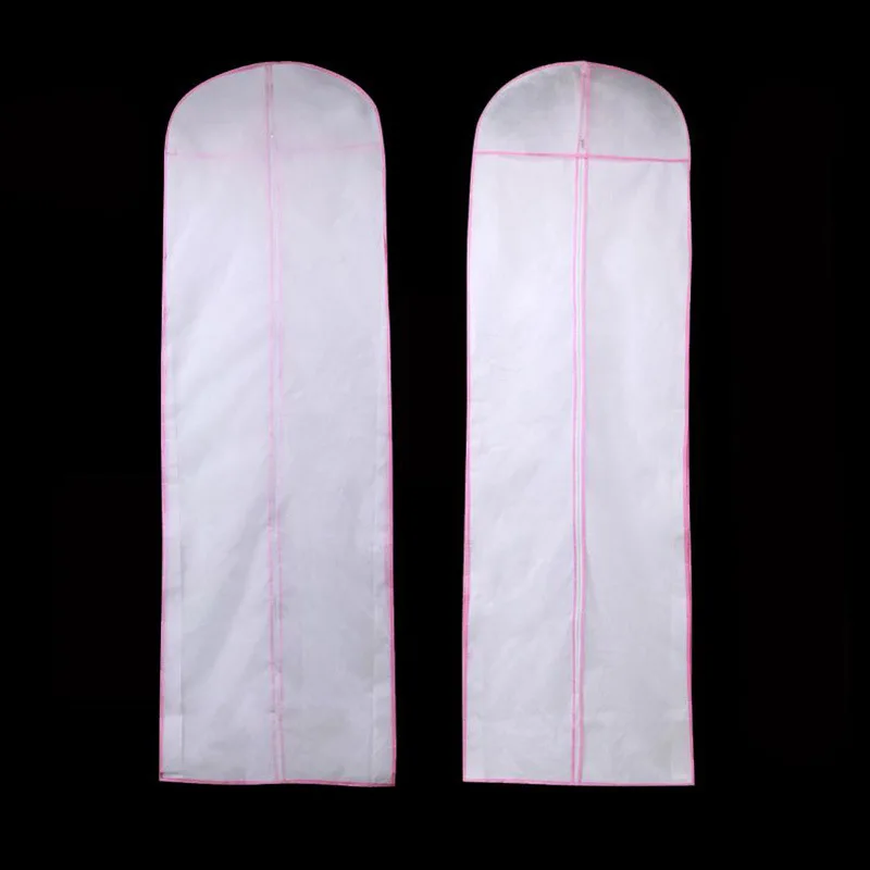 Long Clothes Protector Case Wedding Dress Gown Dustproof Cover Bridal Garment Storage Bag