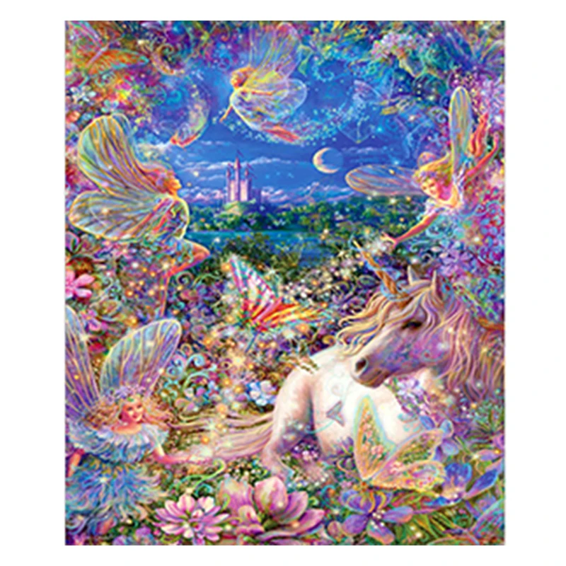 

5D DIY Diamond Painting Cross Stitch Dream Unicorn Diamond Mosaic Square Full Diamond Embroidery Home Decor