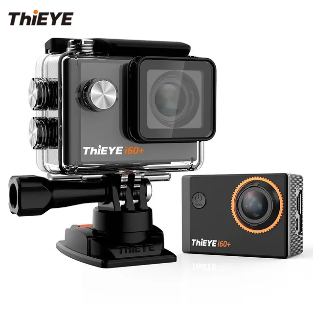 ThiEYE i60 + 4 كيلو 30fps كاملة HD WiFi عمل الكاميرا 60 متر للماء الرياضة كاميرا فيديو 170 درجة واسعة -زاوية كاميرا رياضية