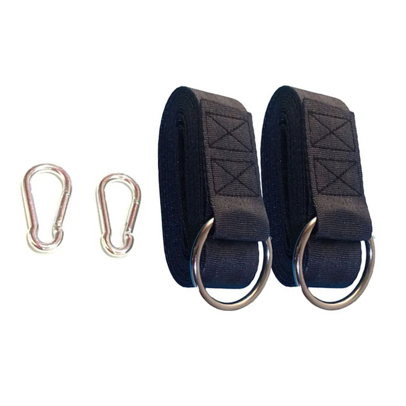 

Hammock Hanging Belt Max Loading 200kg Hammock Load Bind Rope Outdoor Camping Hammock Strap Rope with Metal Buckle Load Bind
