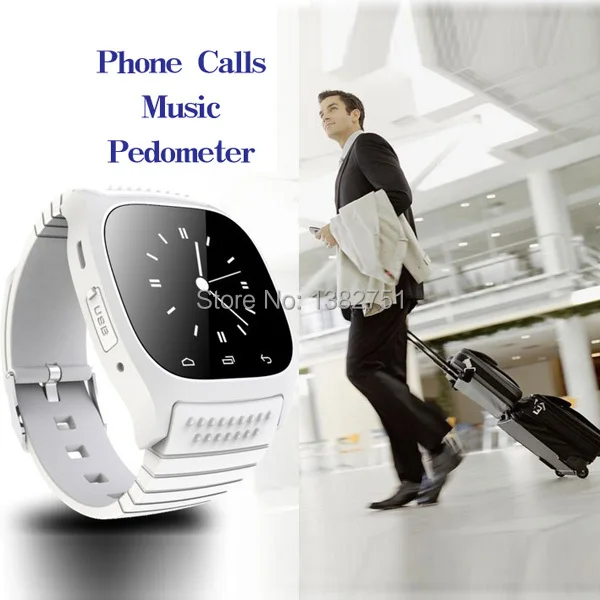 NEW Business bluetooth smartwatch M26 waterproof clock data Sync font b Phone b font calls For
