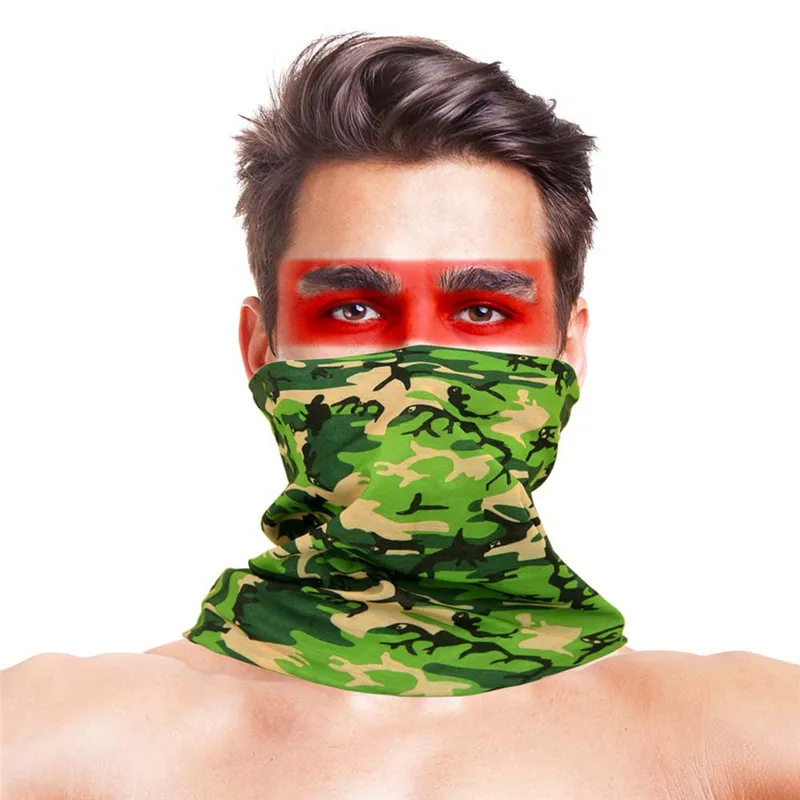 Multi Используется уход за кожей лица маска банданы для женщин мужчин полиэстер против ветра пыли УФ средства ухода за кожей Шеи Теплее - Цвет: 010