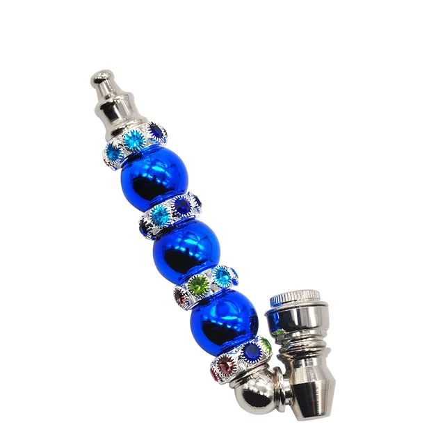 Premium Zinc Alloy Metal Smoking Pipe 118MM Metal Bowl Metal Smoking