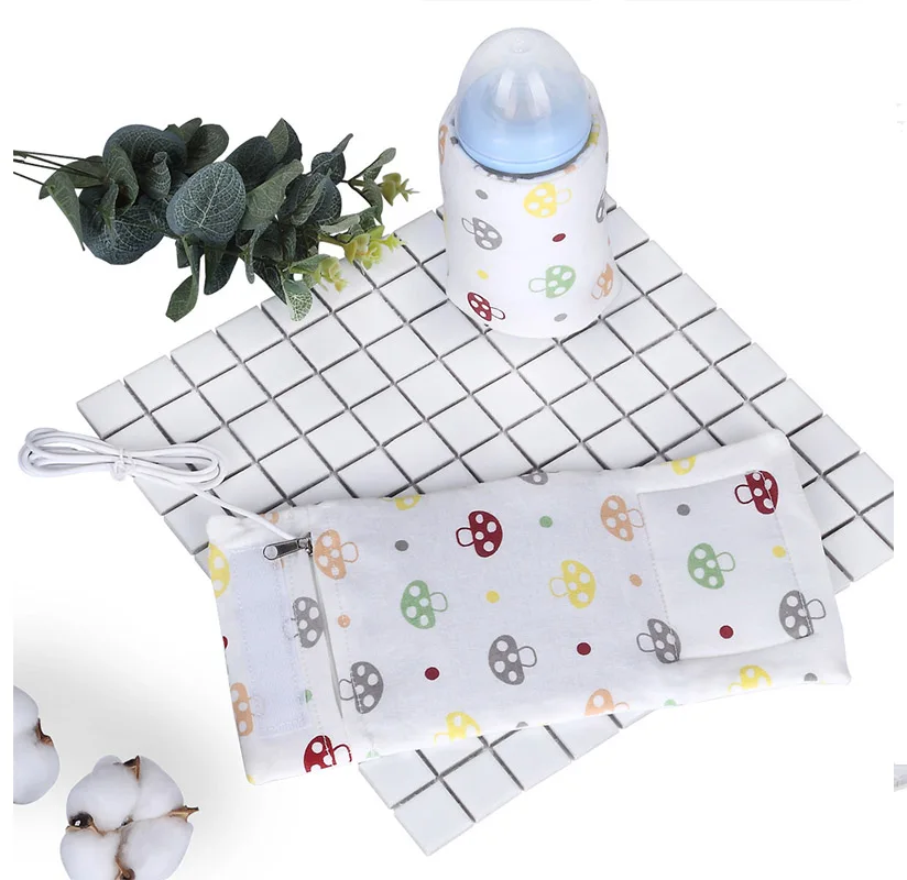 

USB milk plumbing travel stroller insulation bag baby care bottle heater baby supplies