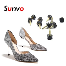 10 шт. защита на высоком каблуке для ремонта шпильки для женщин краны дюбель подъемники Замена пятки Пробка Удалить плоскогубцы инструмент вставки