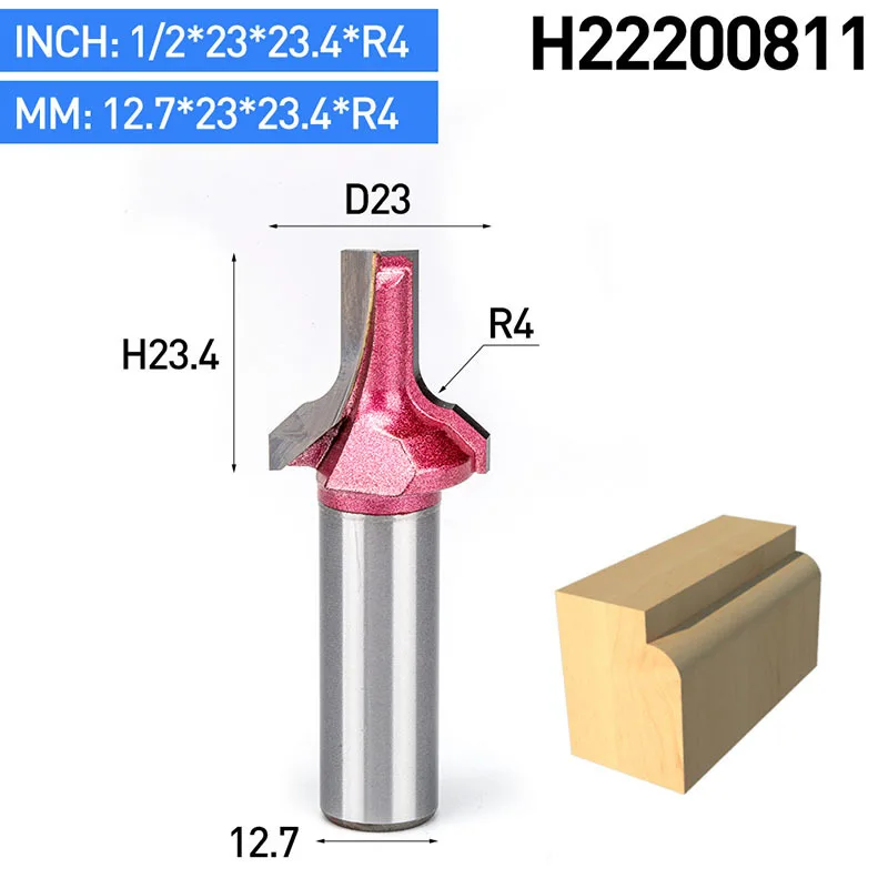 1 шт. 1/" хвостовик промышленного класса фреза деревообрабатывающий инструмент с ЧПУ фрезы очистка нижней прямой кромки дуги бит - Длина режущей кромки: H22200811