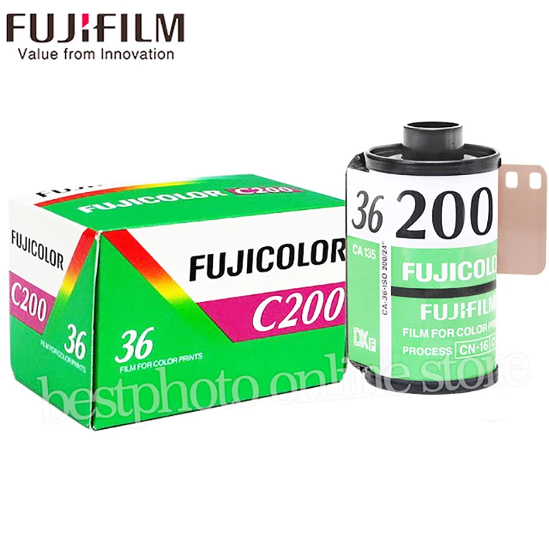 1 рулон/партия Fujifilm Fuji color C200 цветная пленка 35 мм 36 экспозиций для камеры формата 135