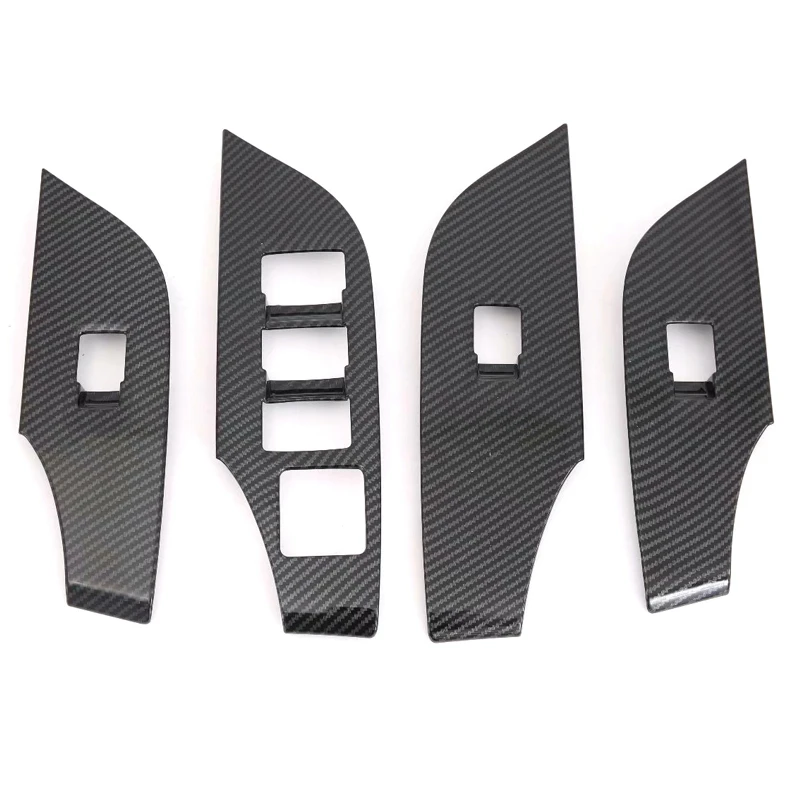 

For Toyota Rav4 2019 Abs Accessories Car Interior Door Window Lift Regulator Cover Trim 4Pcs Lhd