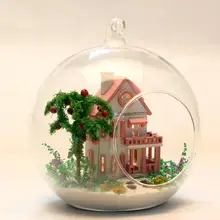 Подарки бренд DIY кукольные домики Деревянный Кукольный дом унисекс 3d кукольный домик мебель детская игрушка мебель миниатюрное ремесло MG006