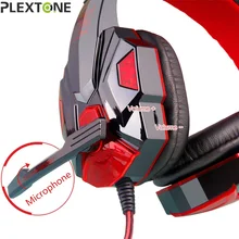 PLEXTONE New Arrival Gaming Headset Wired Earphone Gamer Headphone With Microphone LED Noise Canceling Headphones for Computer