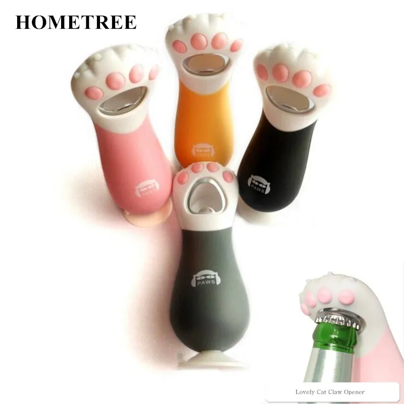 

HOMETREE My Kitchen Gadget Creative Cat Paw Claw Shaped Bottle Opener Cute Hand Bottle Opener Bar Tools Glass Beer Opener HQC