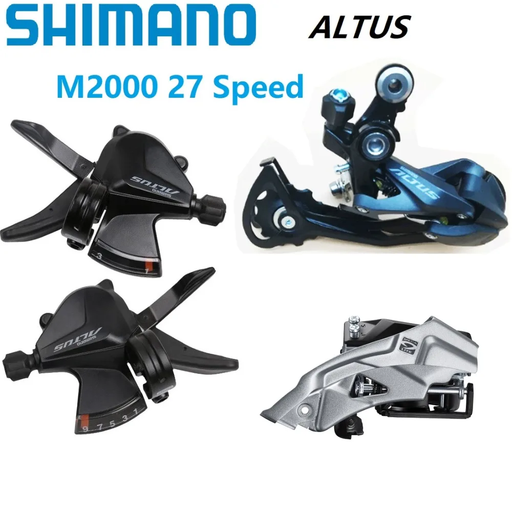

NEW Shimano A LTUS M2000 Derailleur Set 3*9 / 27 Speed Shift Lever 3 S Front / 9 S Rear Derailleurs Mountain Bike Shifter Parts