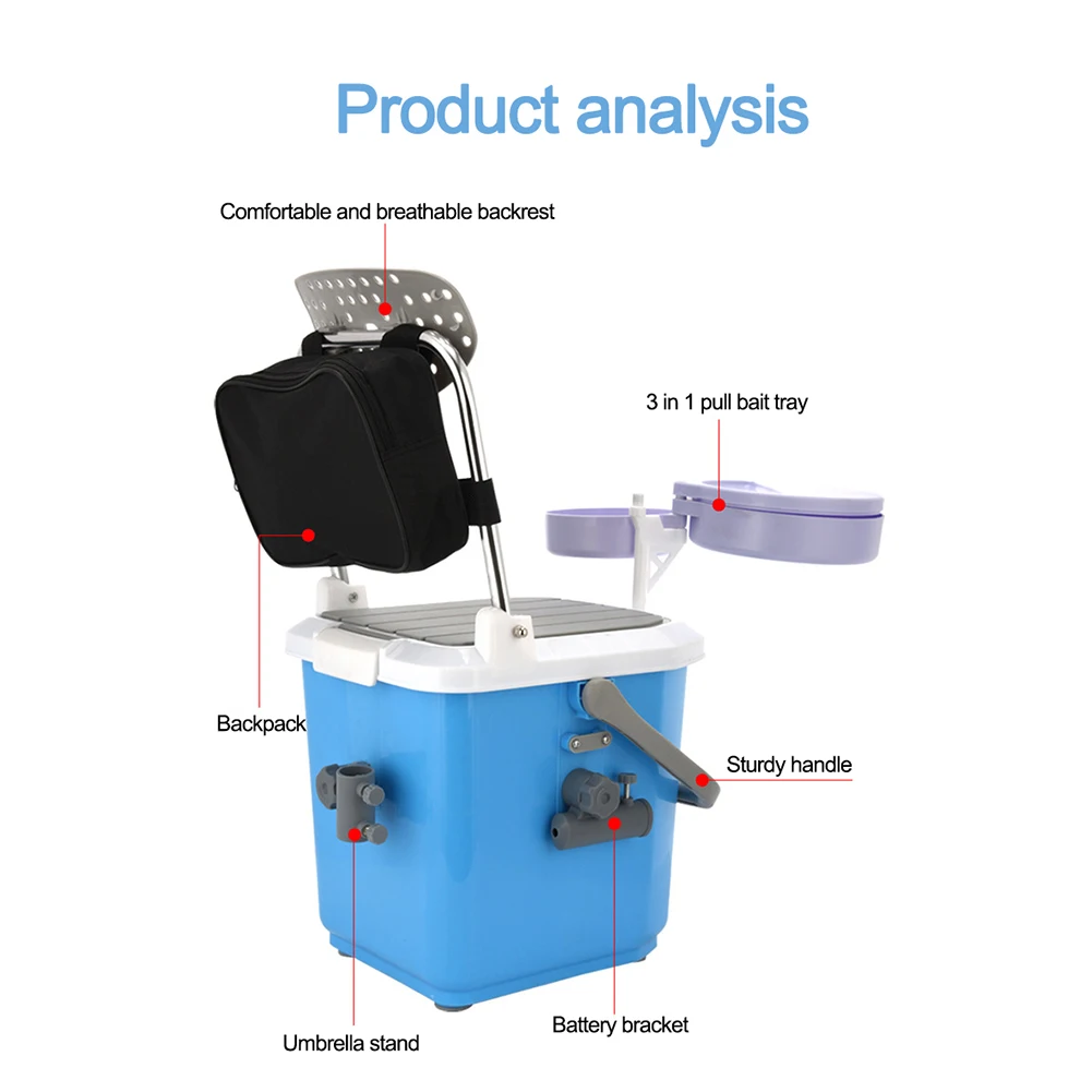 Caixa p equipamento de pesca