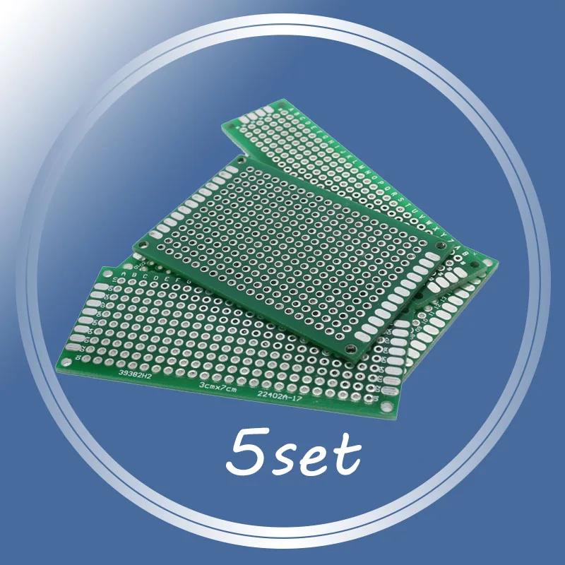 Бесплатная доставка 20 шт. 5x7 4x6 3x7 2x8 см двухсторонний медный Прототип pcb