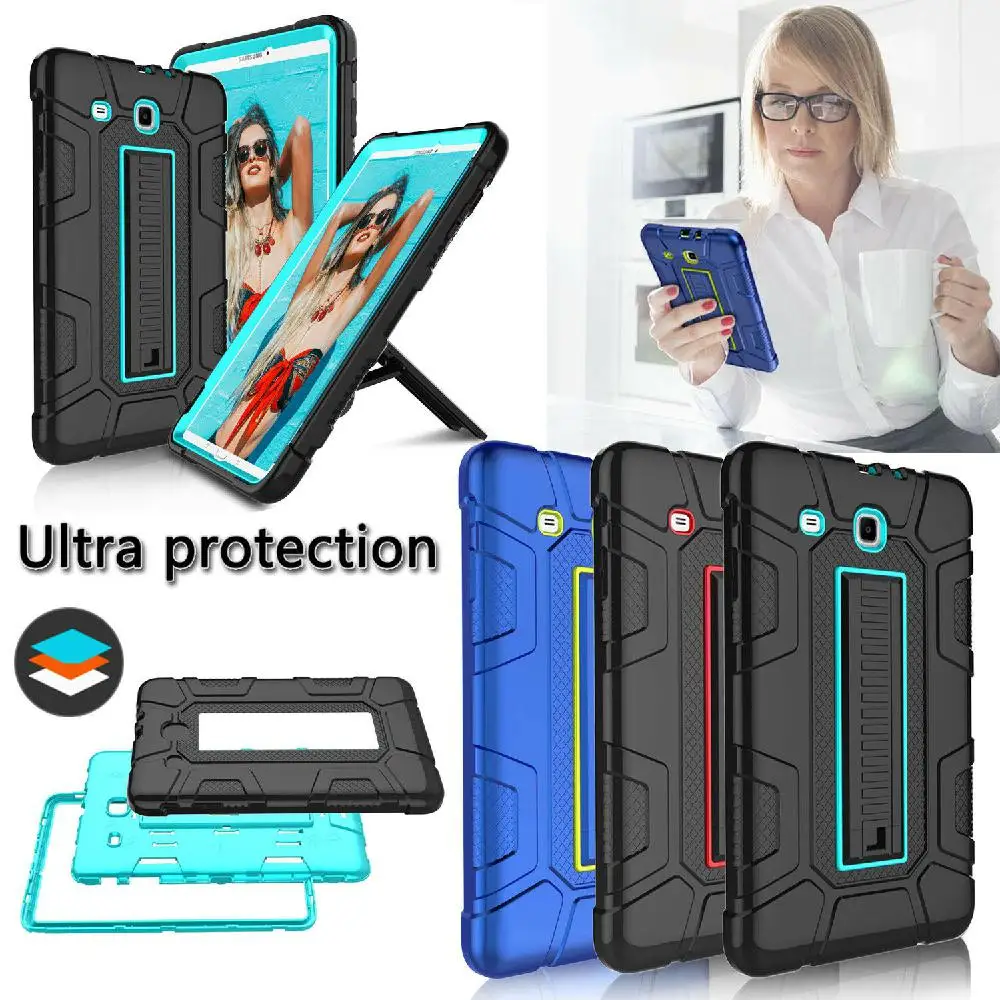 

DSstyles For Samsung Galaxy Tab E 9.6" T560 Shockproof Tablet Hard Protective Case Cover