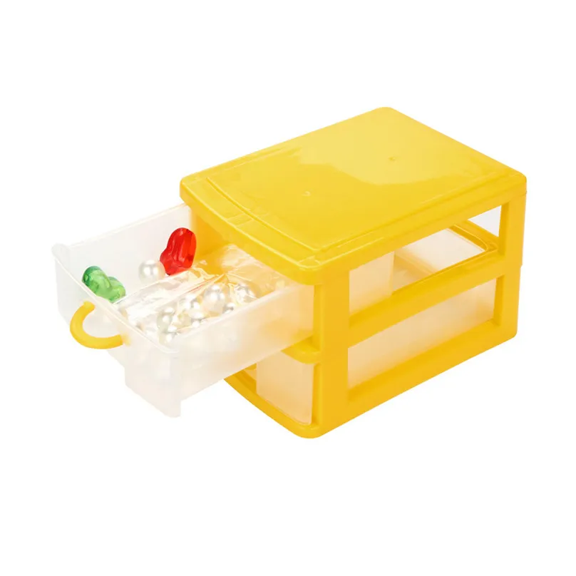 Durable Plastic Mini Desktop Drawer Sundries Case Small Objects Organization Box for Beads Pills Rings Jewelry Key #3d11 (43)