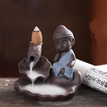 Дзэн Будда прекрасная курильница для благовоний горелка маленькая керамическая дзен буддийский домашний офис Декор кадильница для ароматерапии ремесла орнамент