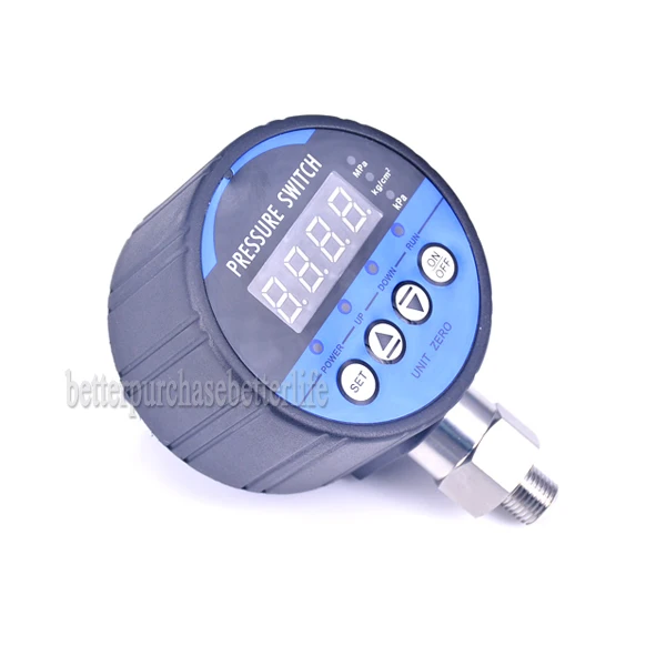 for Water Pump Air Compressor etc Digital Pressure Switch,0-16bar 240V G1/4 