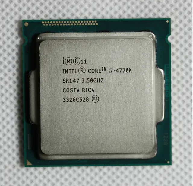 Core i7 4770K SR147 3.5GHz Quad Core CPU Intel I7 4770K Desktop ...