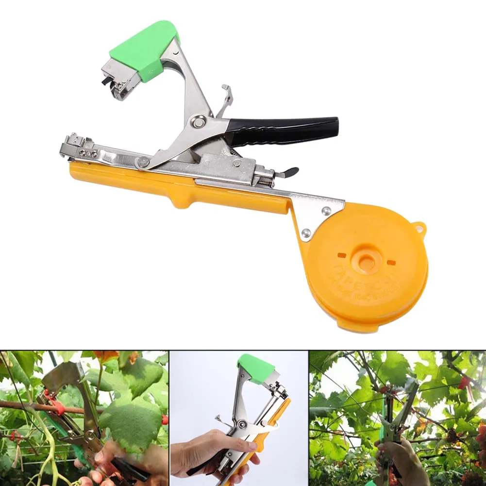 

1 Set Plant Branch Hand Tying Staples +Tapener +TapesBinding Machine Flower Vegetable Garden Tools Russia Shipping Hogard JY27