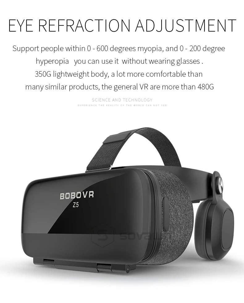 BOBOVR Z5 120 FOV VR Очки виртуальной реальности дистанционный 3D Android картон VR 3D гарнитура стерео шлем для смартфонов 4,7-6,2