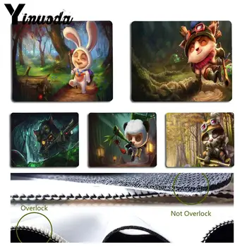 

Yinuoda Teemo LOL Art Customized laptop Gaming mouse pad Size for Size for 180x220x2mm and 250x290x2mm Small Mousepad