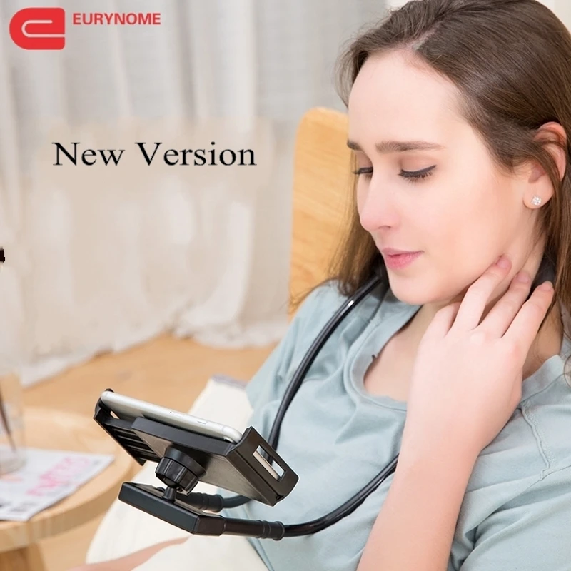 

Lazy Holder 360 Degree Rotation Phone Lazy Bracket For Samsung Hanging Neck Bracket tablet Holder Stand Bed Mount For Iphone