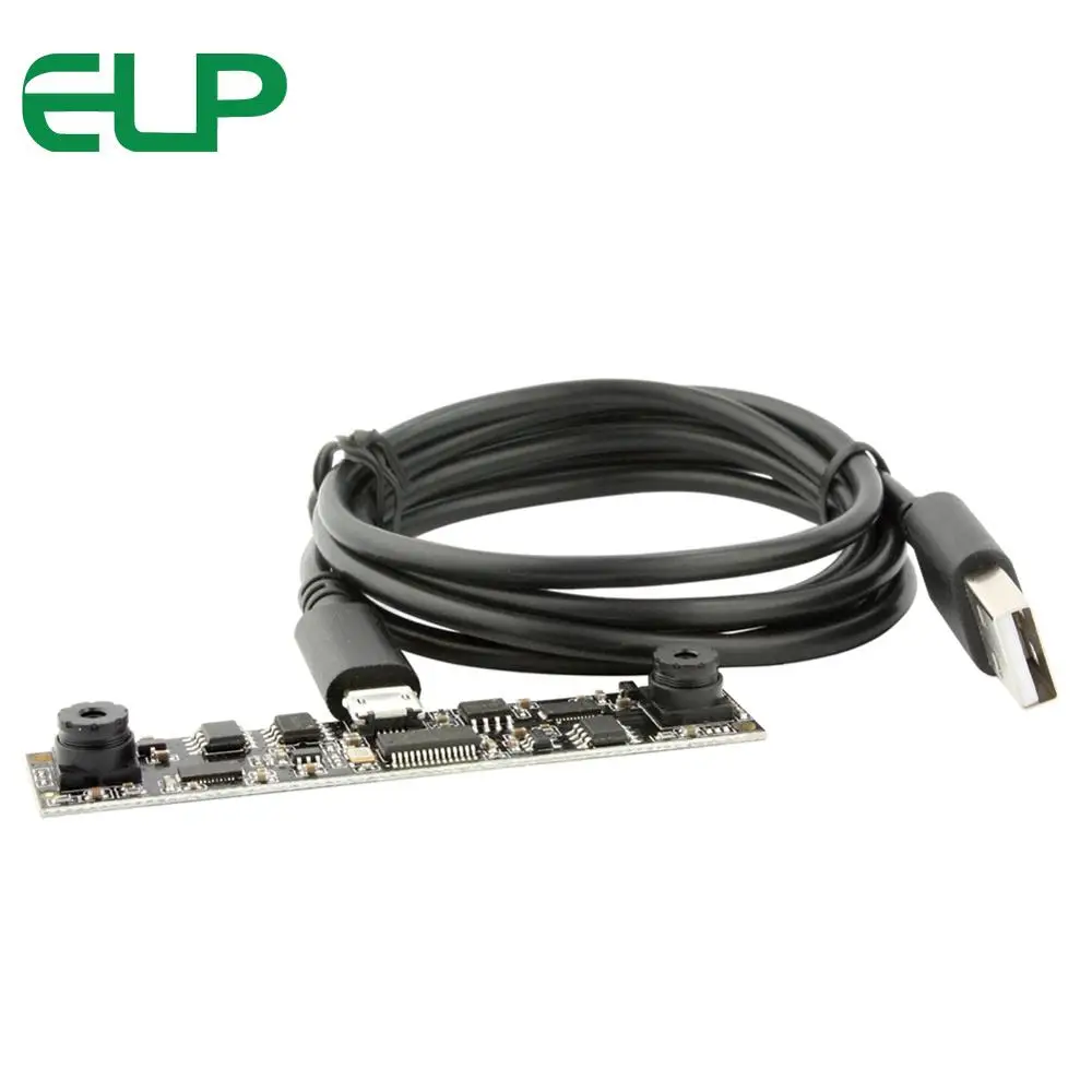 

Linux Windows Android 720P PCB camera board 1280X720 hd cmos OV9712 45 degree Dual lens usb camera module