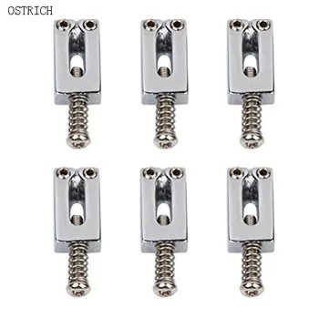 

2017 New Popular AIFEX Silver Tremolo Bridge Saddles for Electric Guitar 6pcs