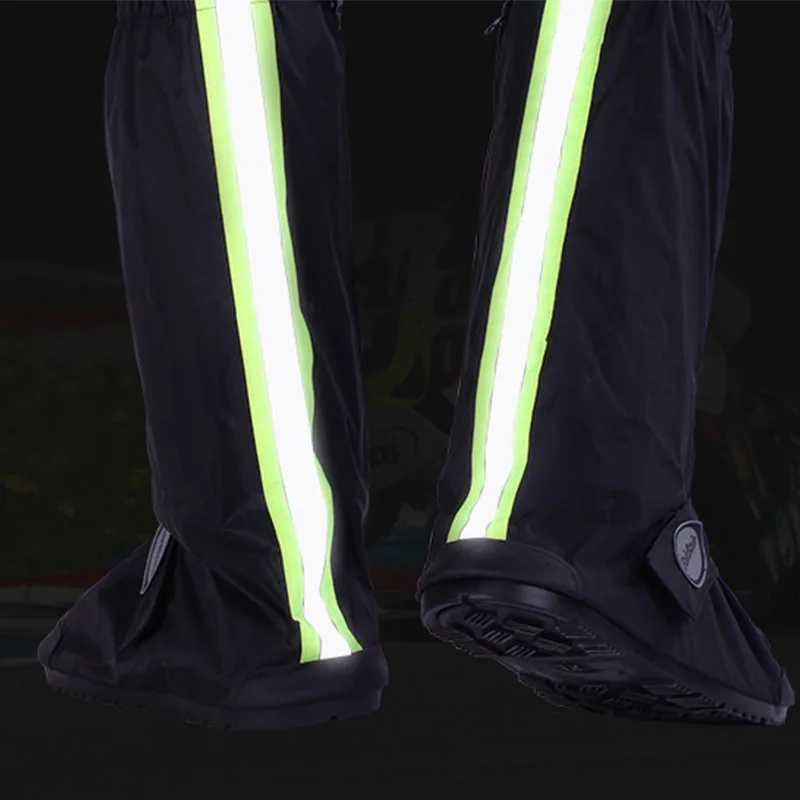 Goede KESMALL Motorfiets Bike Regen Boot Schoenen Covers Makkelijk te Rijden voor Rider Waterdichte Non slip Night Reizen Veiligheid accessorie