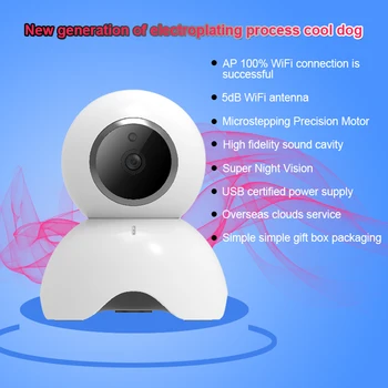 

PUAroom Brand HD wireless double wifi antenna free APP software security onvif wifi ip WIFI Camera