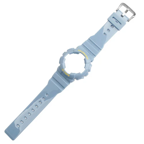 PEIYI Silicone Watchband Replacement Casio BABY-G BA-110 111 112 3A 4A2 Rubber Strap Sports Waterproof Lady Watch Chain - Band Color: color O