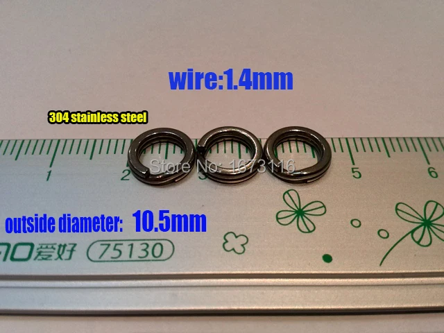 Рыболовные инструменты сплит-кольца quantly 500 шт. Размер wire1.2mm OD 9 мм профессиональное решение качество