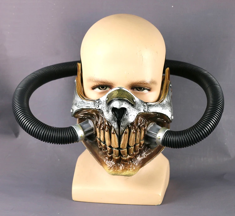 

Movie Mad Max 4 Fury Road Immortan Joe Cosplay Masks Props PVC Adult Unisex Face Gas Party Halloween