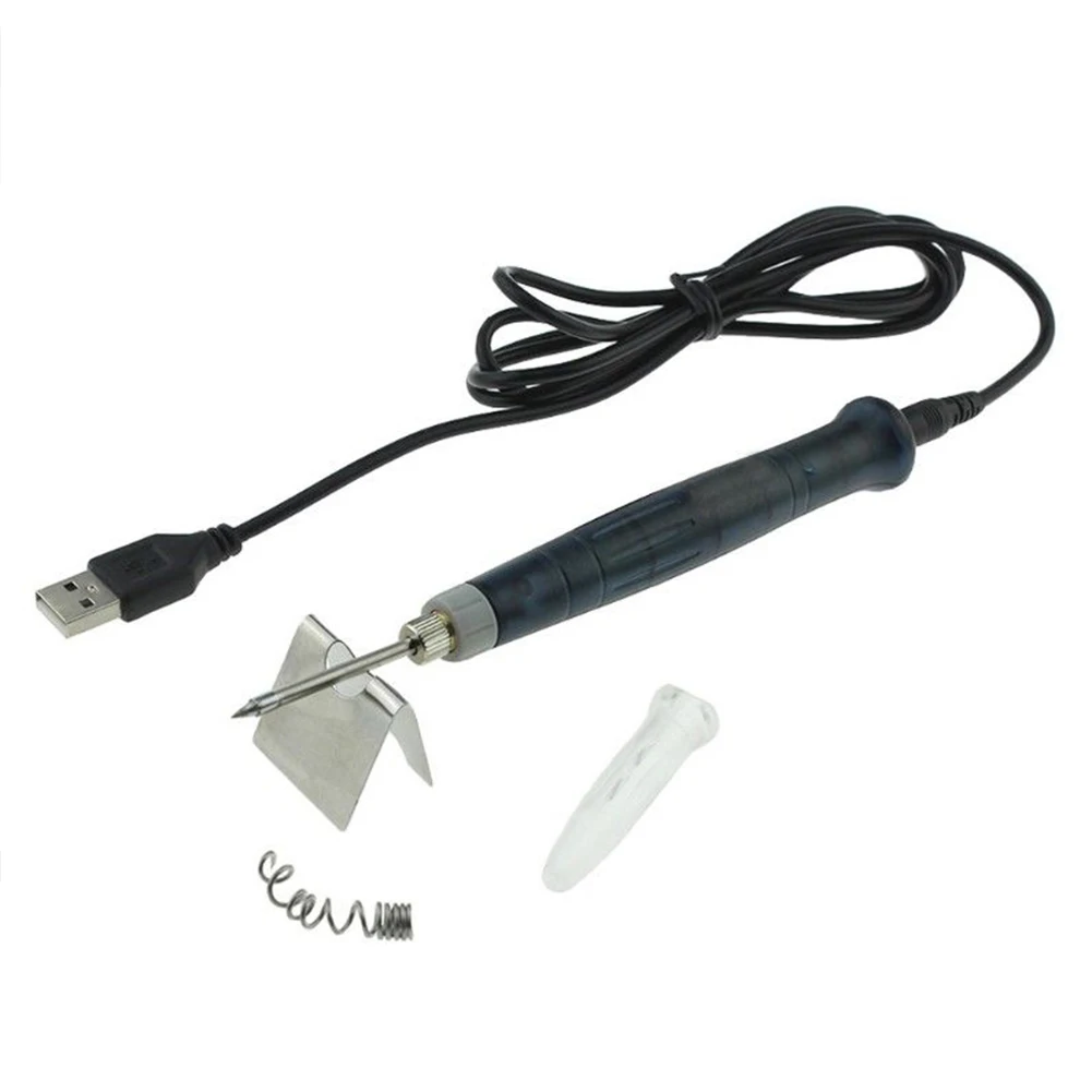 

5V 8W Solder Tip USB Electric Powered Pen Portable Button Switch Soldering Iron Welding Equipment