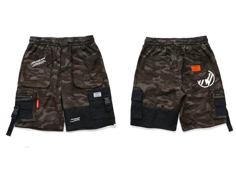 Zipper Pocket Cargo Baggy Shorts 6