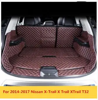 Автомобильный подлокотник, коробка, задний ряд, против ударов, кобура, искусственная кожа, для Nissan X-Trail X Trail T32 Rogue - Цвет: 1