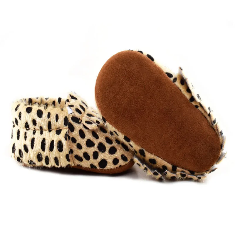 2019 New born Shoes fur polka dot Suede sole shoes leopard 2019 New born Shoes fur polka dot Suede sole shoes leopard