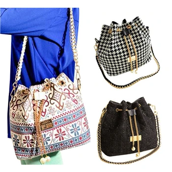 Ladies Bucket Bag New Chains Shoulder Bag 2