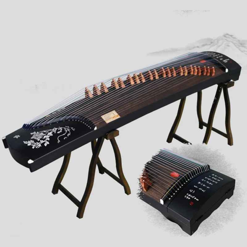 Guzheng новичок преподавание повышение профессионализма введение Wutong Wood guzheng 10 уровень экзамен - Цвет: Многоцветный