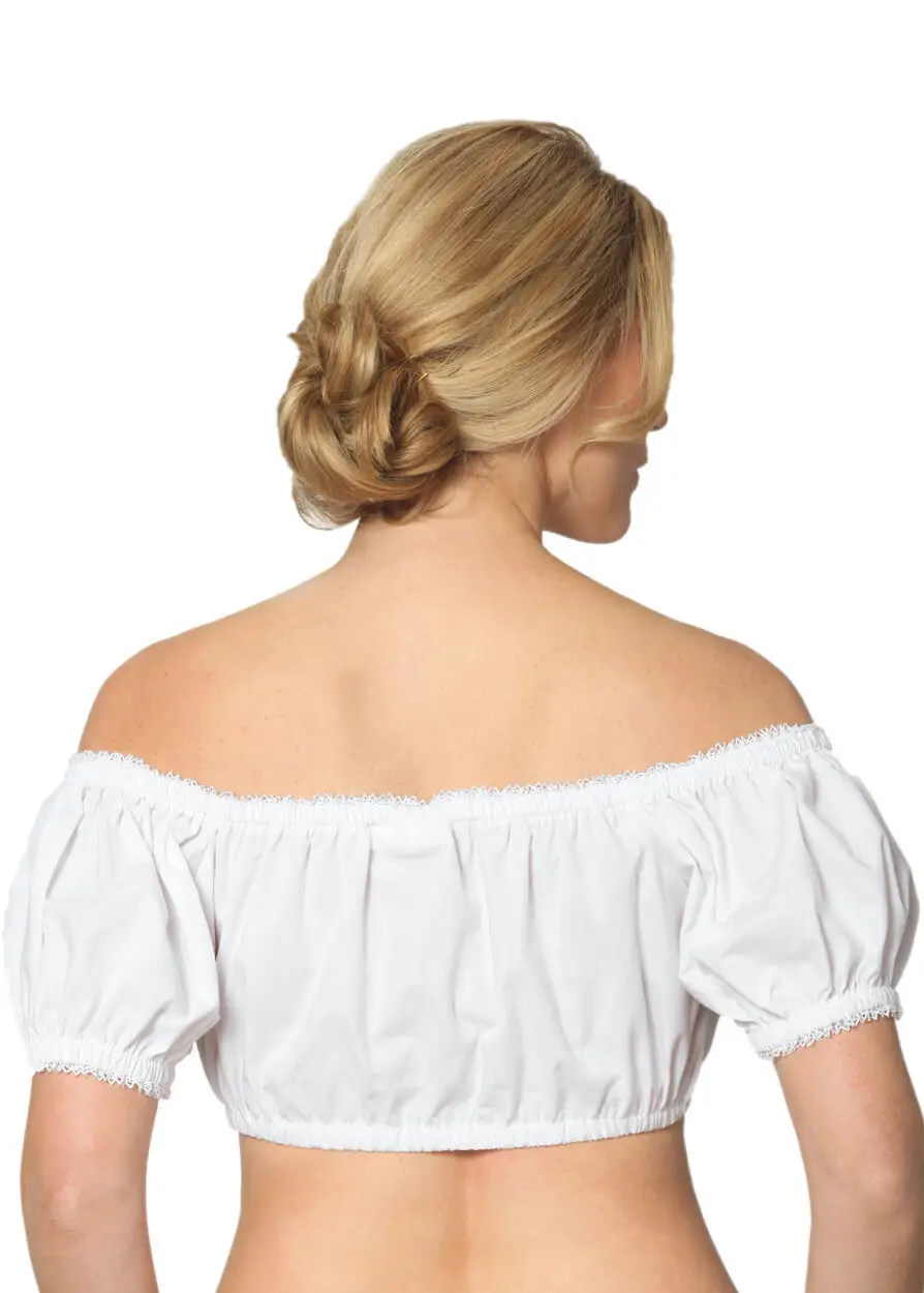 Традиционная Dirndl блузка пивной костюм Топ рубашка