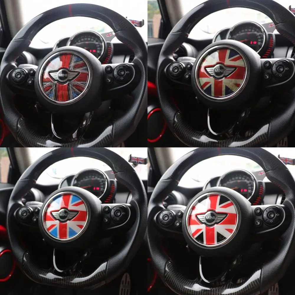 Наклейка на руль в центре украшение для BMW MINI Cooper JCW F54 F55 F56 F60 New Countryman
