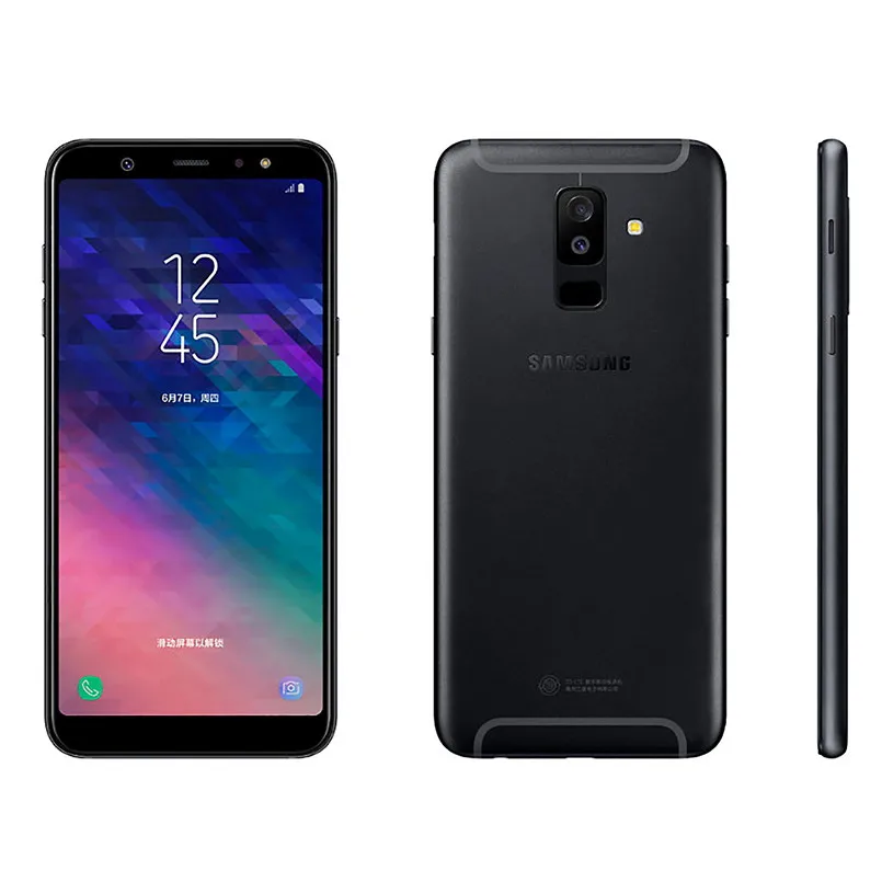 Samsung Galaxy A9 A6058 смартфон 6,0 ''FHD полноэкранный 3500 мАч 4 Гб+ 64 Гб 24 МП фронтальная камера Восьмиядерный сенсорный мобильный телефон Android