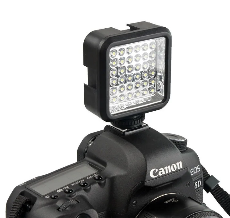 Wansen-W36-LED-Video-Light-Lamp-lighting-6500K-DC-3-7V-36-LEDs-for-Nikon-Canon
