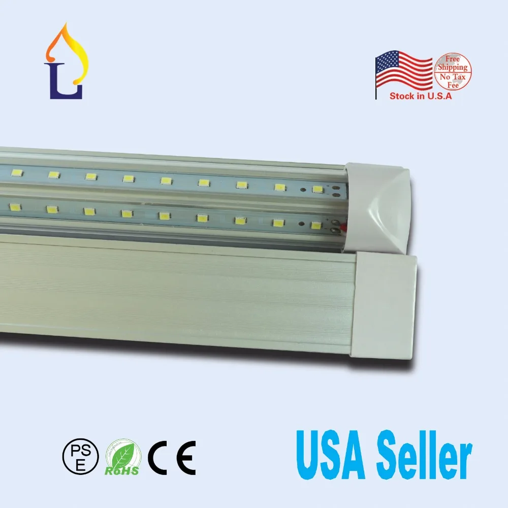 50 шт./лот T8 интегрированный V форменная трубка свет 6ft 40 Вт SMD2835 28LM/led