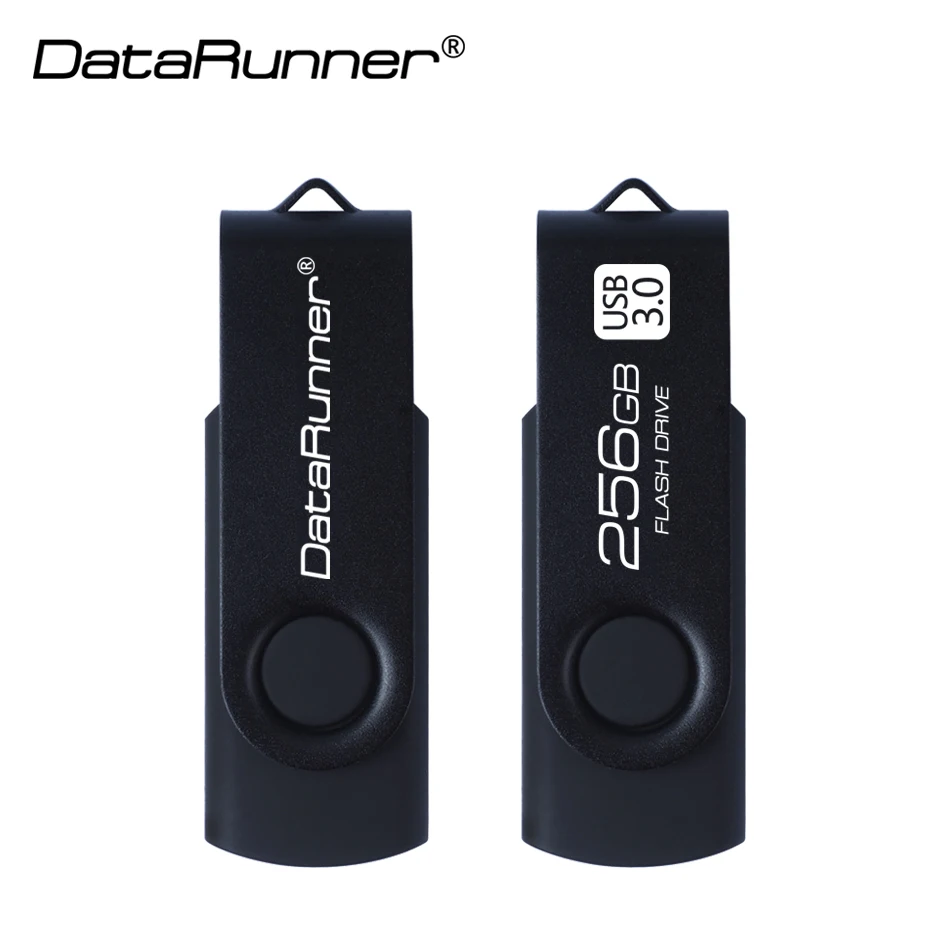 DataRunner металлическая Usb флешка Вращающаяся ручка привода 8 ГБ 16 32 64 Гб 128 256 флешки