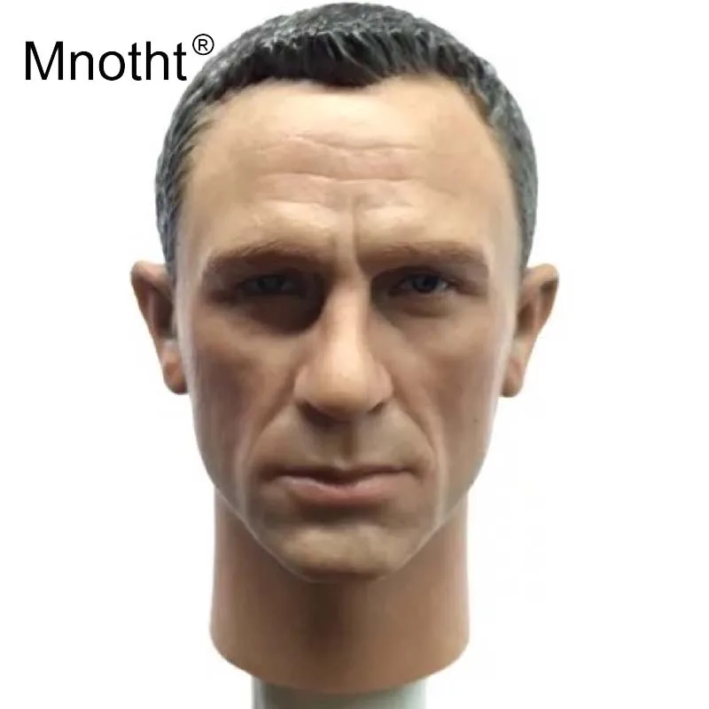 James Bond Head Sculpt 007 Model 1:6 Scale Male Soldier