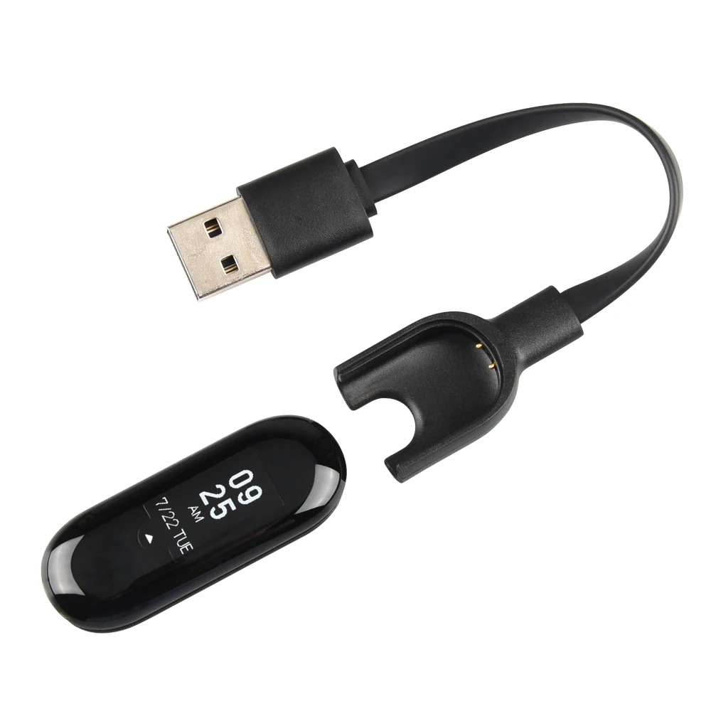 ALANGDUO зарядный кабель для Xiaomi Mi Band 2 3 сменный ремешок смарт часов шнур MiBand USB