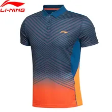 Li-Ning Женская футболка для бадминтона на сухих соревнованиях футболки с удобной подкладкой дышащие спортивные топы футболки AAYK134